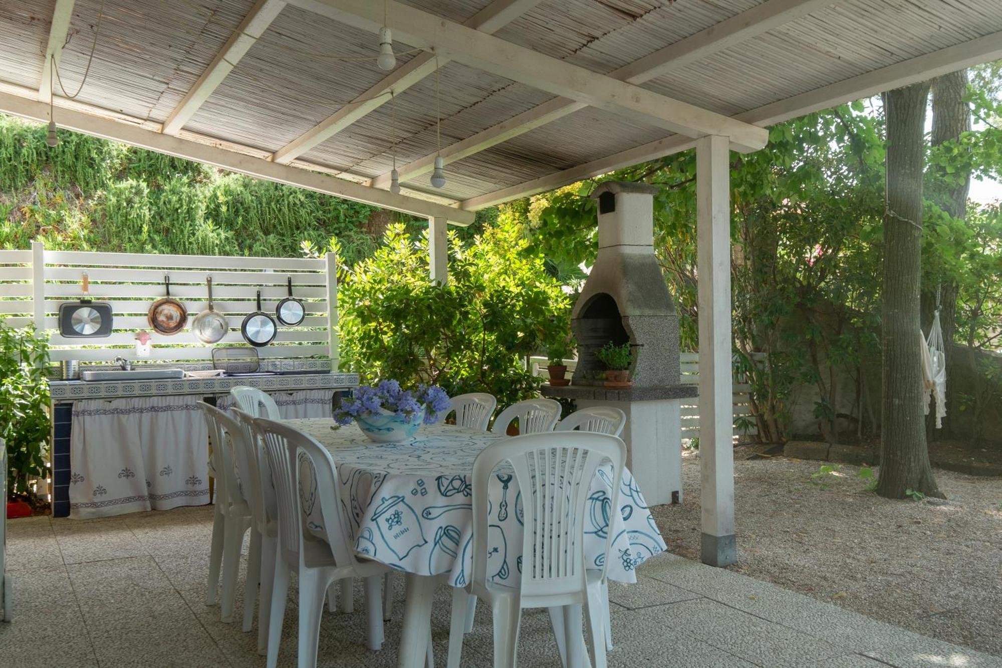 142 - Villa Blu A Marcelli - Villa Quadrilocale A Marcelli Con Ampio Giardino , Aria Condizionata E Wifi - Spiaggia Inclusa Nel Prezzo Экстерьер фото