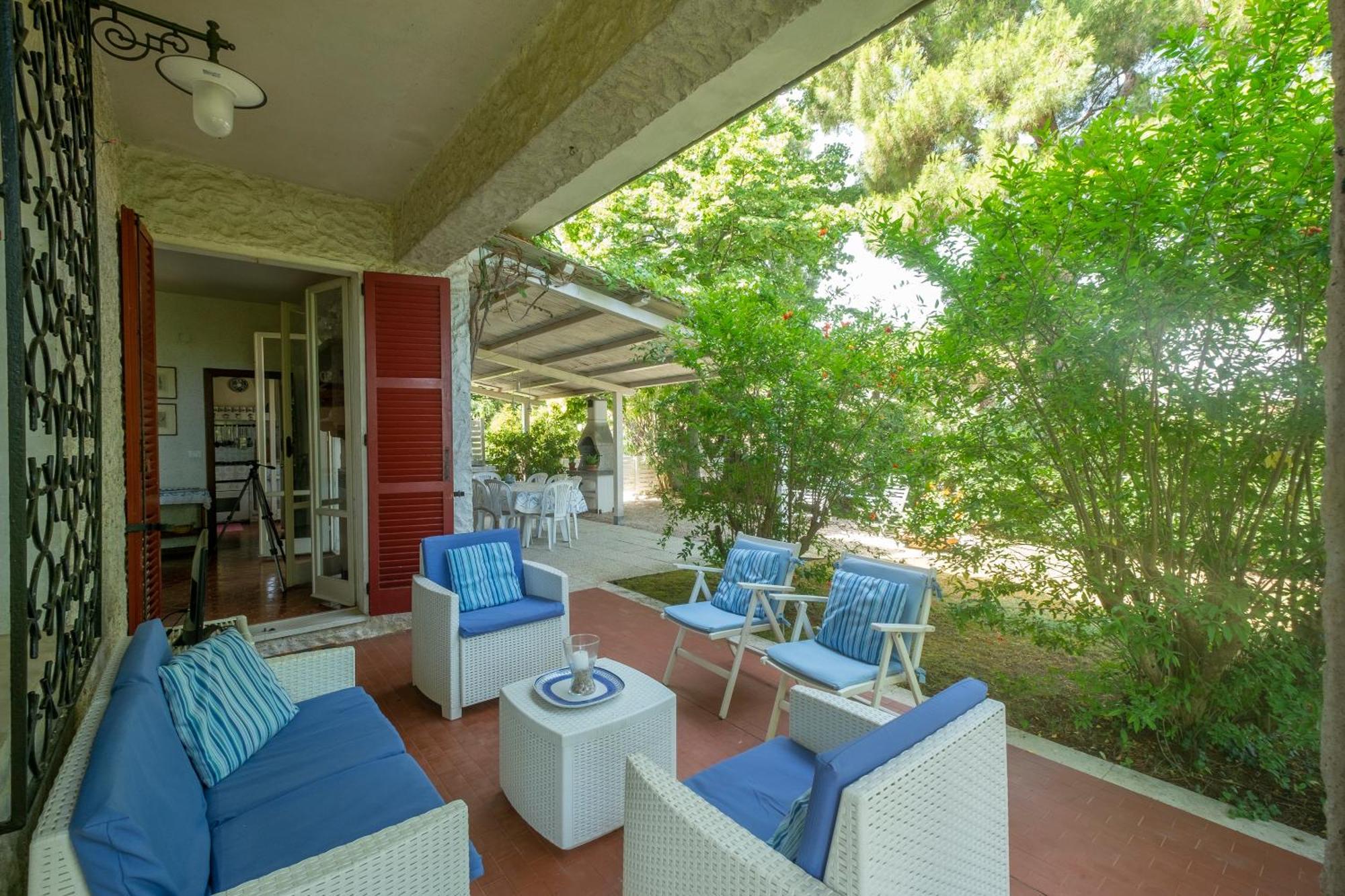 142 - Villa Blu A Marcelli - Villa Quadrilocale A Marcelli Con Ampio Giardino , Aria Condizionata E Wifi - Spiaggia Inclusa Nel Prezzo Экстерьер фото